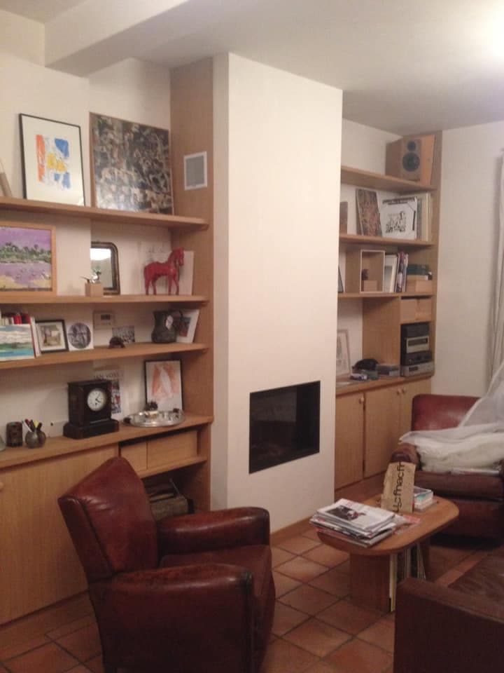 Agencement bibliothèque – Menuiserie Charron