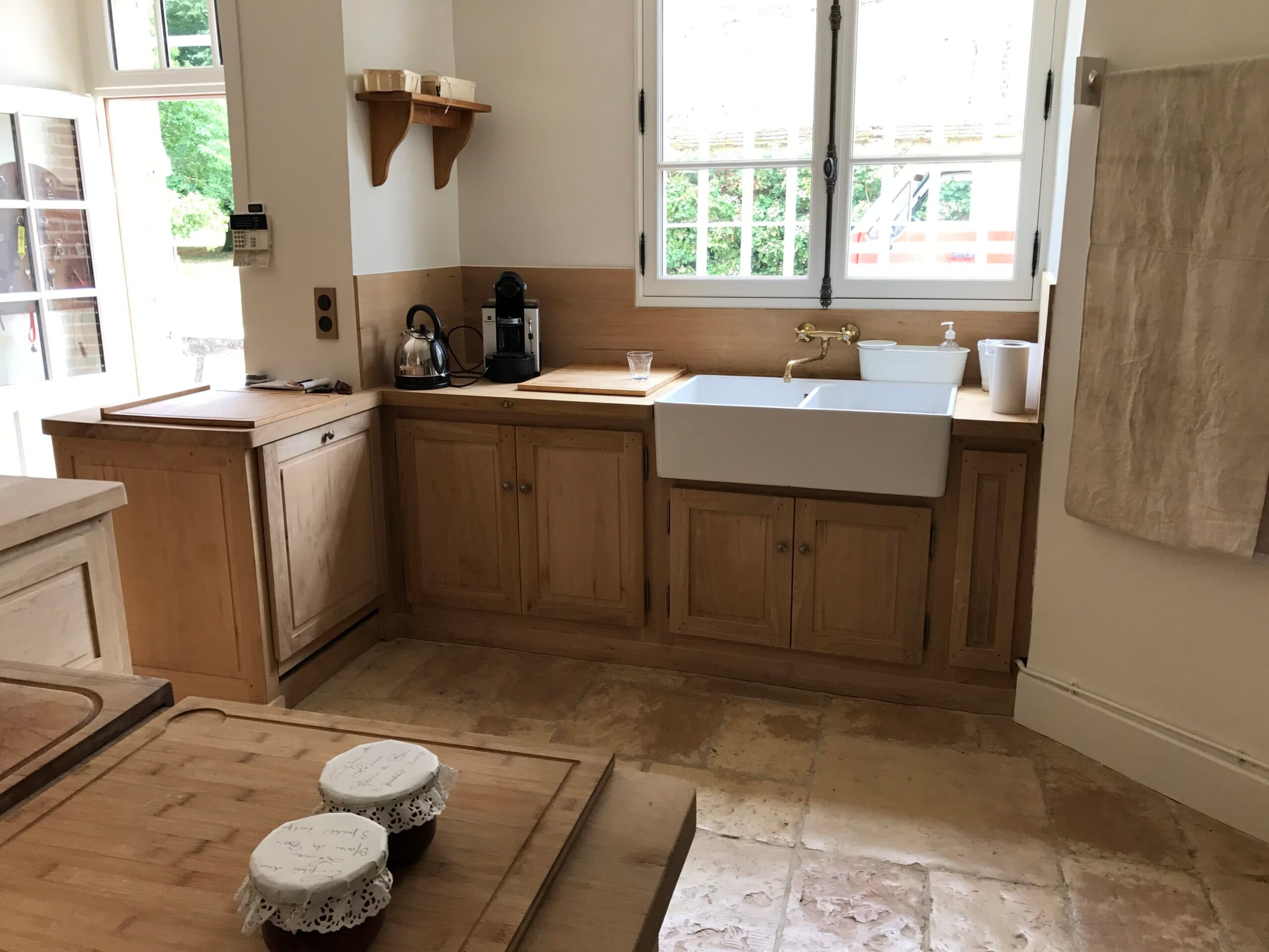 Cuisine chêne massif – Menuiserie Charron