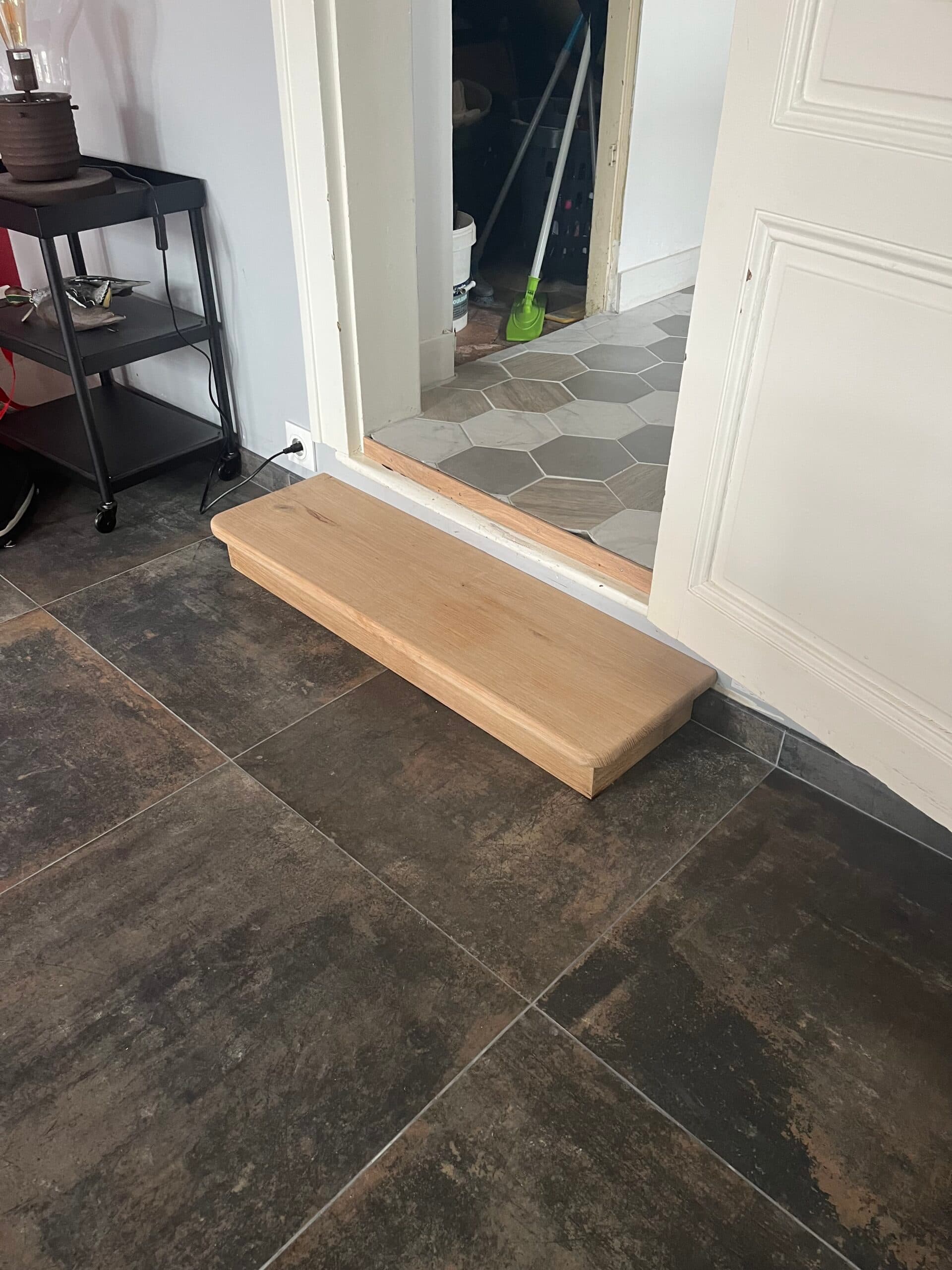 Marche chêne – Menuiserie Charron